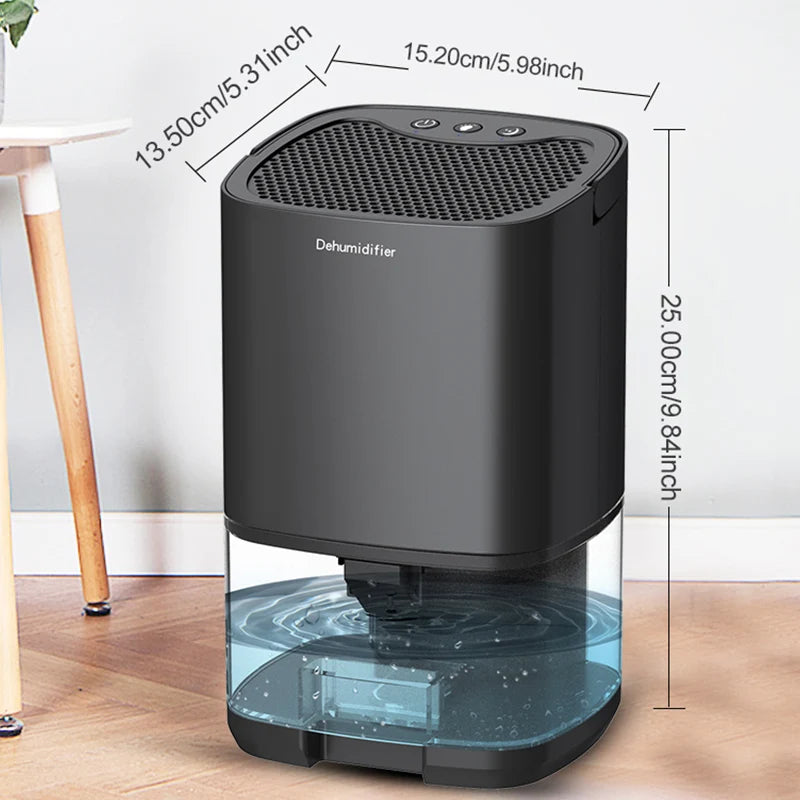 Mini Luchtontvochtiger Compact™ - Stil & Krachtig voor Thuis & Kantoor