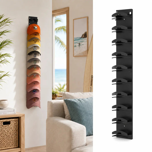 CapRail – Wandstrip voor tot 10 petten
