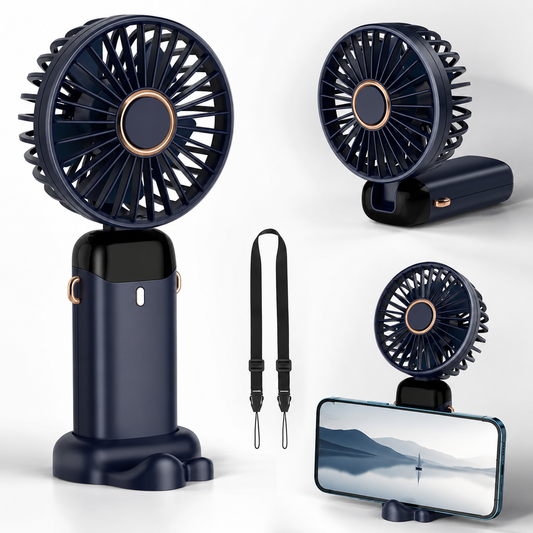 CooliGo – Draagbare Handventilator met 5 Snelheden