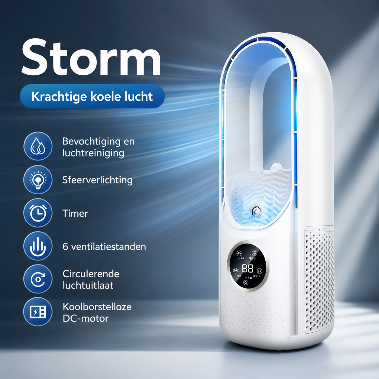 ArcticAir™ Mini Airco met USB en Verneveling