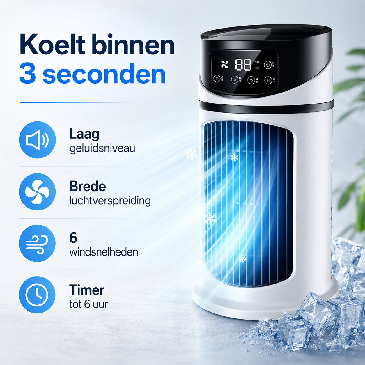 Donirt™ Compact USB Aircooler voor Thuis & Kantoor
