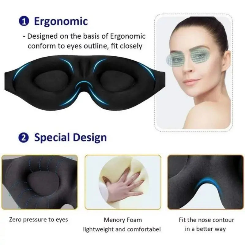 DreamShield™ Oogmasker - Ultiem Comfort & verduistering
