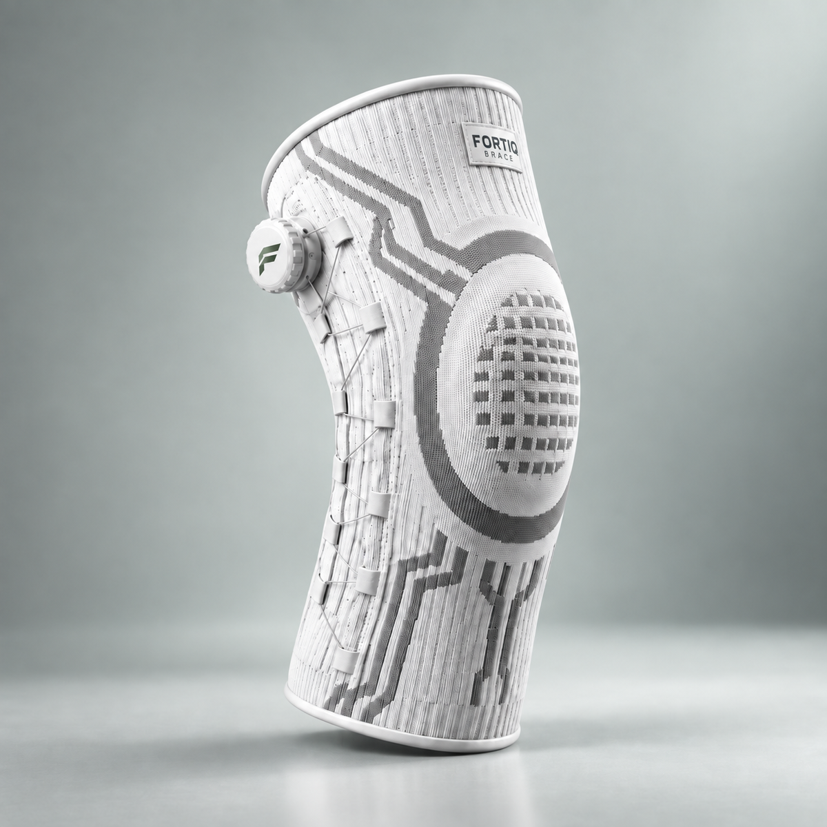 Fortiq Brace – Verstelbare kniebrace met draaiknop voor sport en dagelijks gebruik