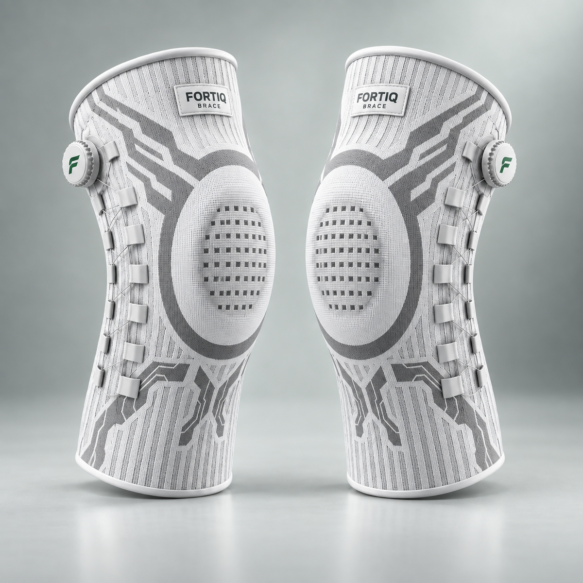 Fortiq Brace – Verstelbare kniebrace met draaiknop voor sport en dagelijks gebruik