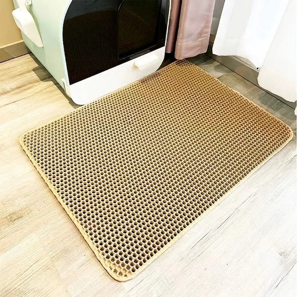 Furz Catmate™ korrelmat – Dubbellaagse kattenbakmat voor een schone vloer