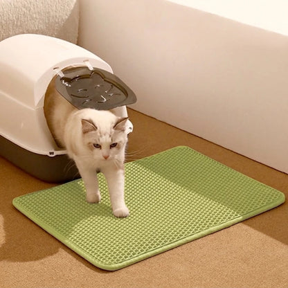 Furz Catmate™ korrelmat – Dubbellaagse kattenbakmat voor een schone vloer