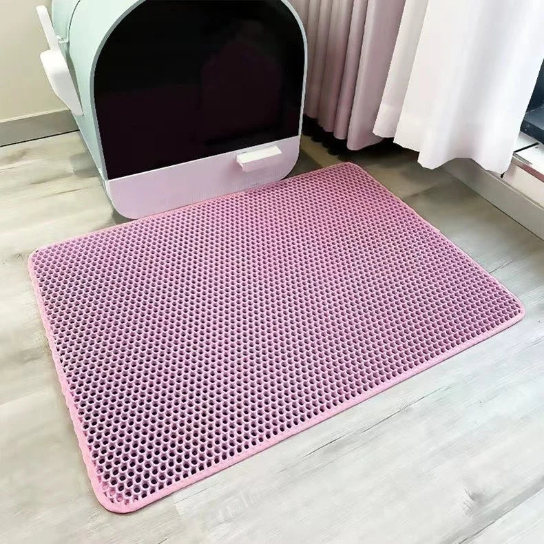Furz Catmate™ korrelmat – Dubbellaagse kattenbakmat voor een schone vloer
