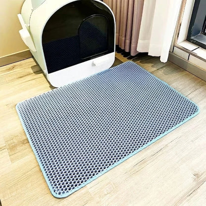 Furz Catmate™ korrelmat – Dubbellaagse kattenbakmat voor een schone vloer
