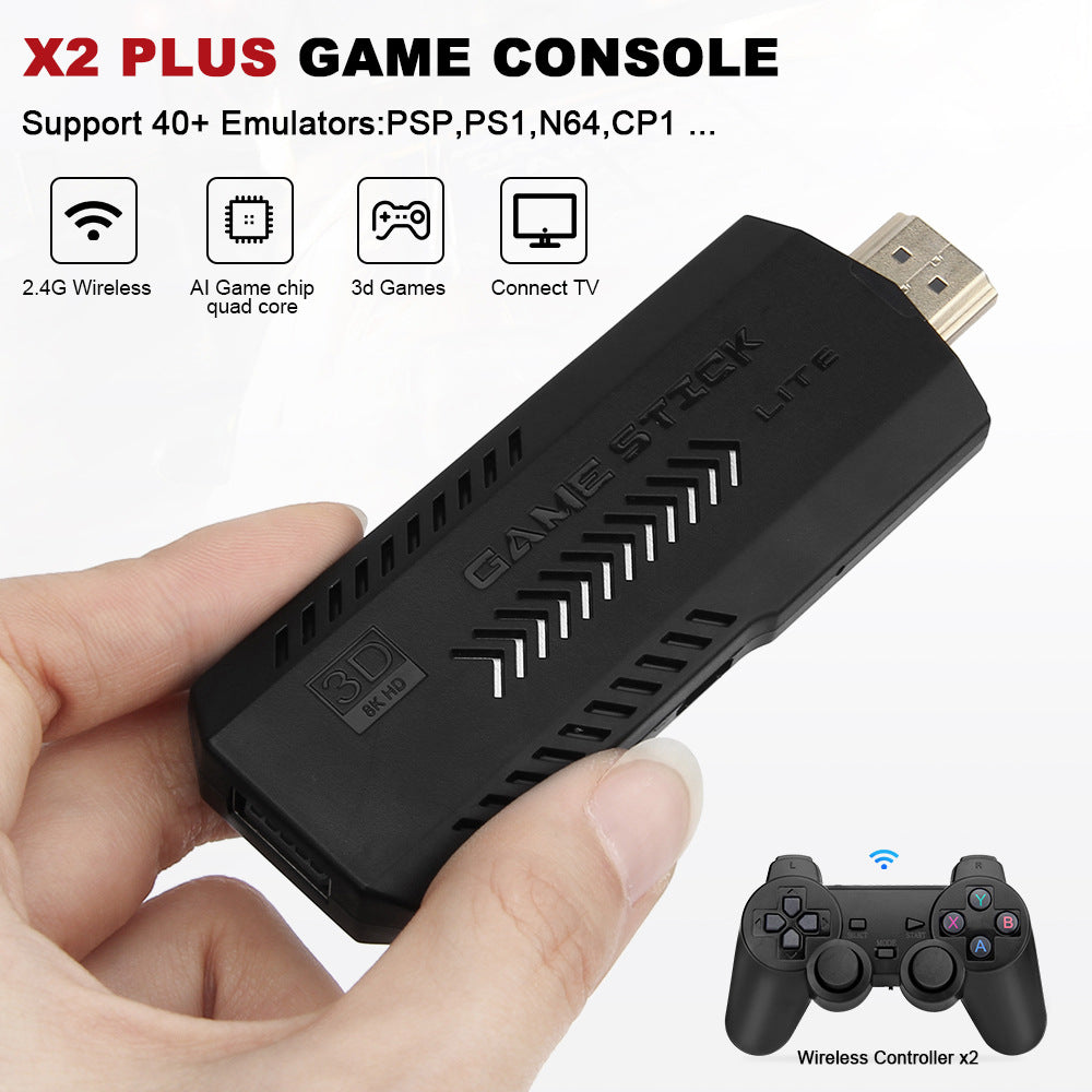 X2 Retro Gamestick – 30.000+ Klassieke Games, Plug & Play op je TV