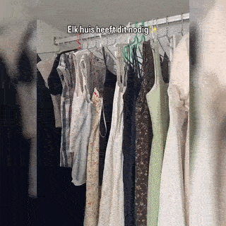 KastGrip 9-gaats Opvouwbare Kleerhanger