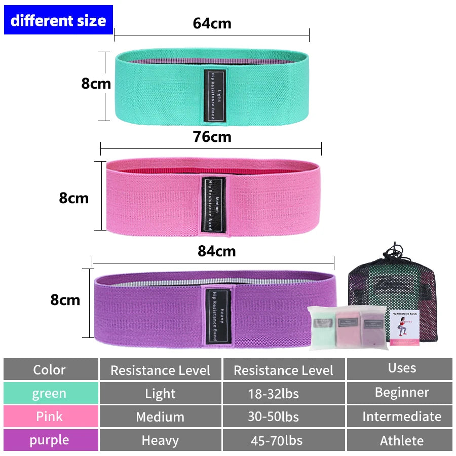 GluteMax™ Resistance bands - Elastische Fitness banden