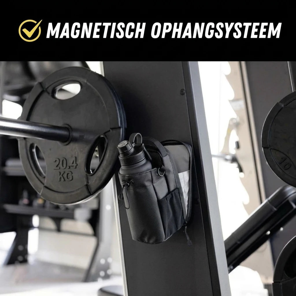 GymMag™ – Magnetische Sporttas met Flessenhouder