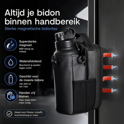 GymMag™ – Magnetische Sporttas met Flessenhouder
