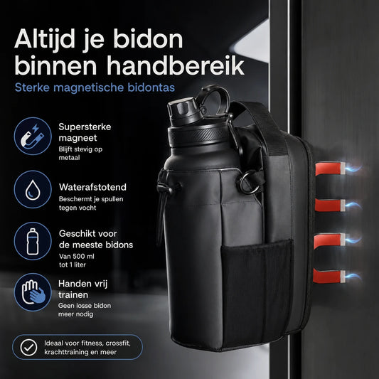 GymMag™ – Magnetische Sporttas met Flessenhouder