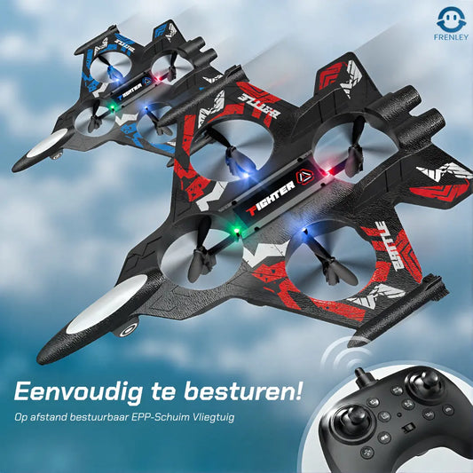 SkyMasters™ Pro 2.4G RC Vliegtuig met LED & Zwaartekrachtsensor