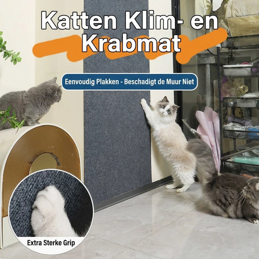 KrabMat™ – Zelfklevende Meubelbeschermer voor Katten
