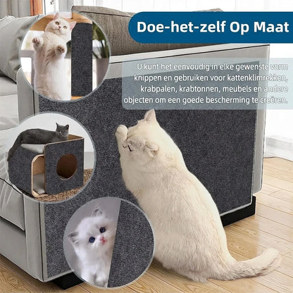 KrabMat™ – Zelfklevende Meubelbeschermer voor Katten