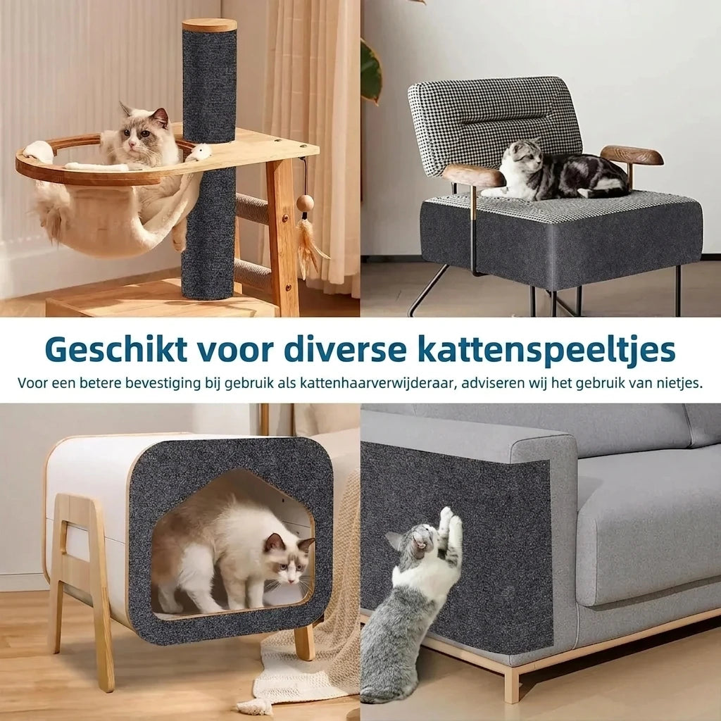 KrabMat™ – Zelfklevende Meubelbeschermer voor Katten