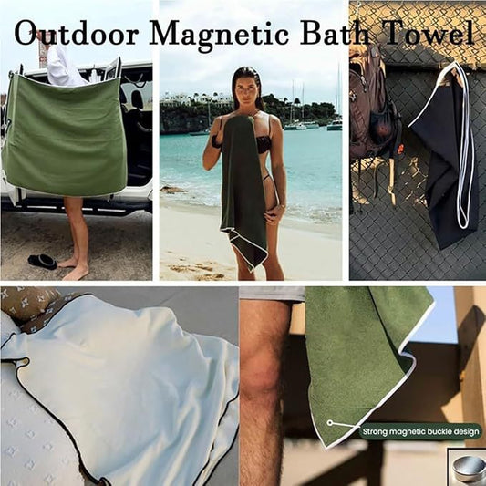 MagnaTowel™ Pro: Magnetisch, Sneldrogend & Ultra-Absorberend!