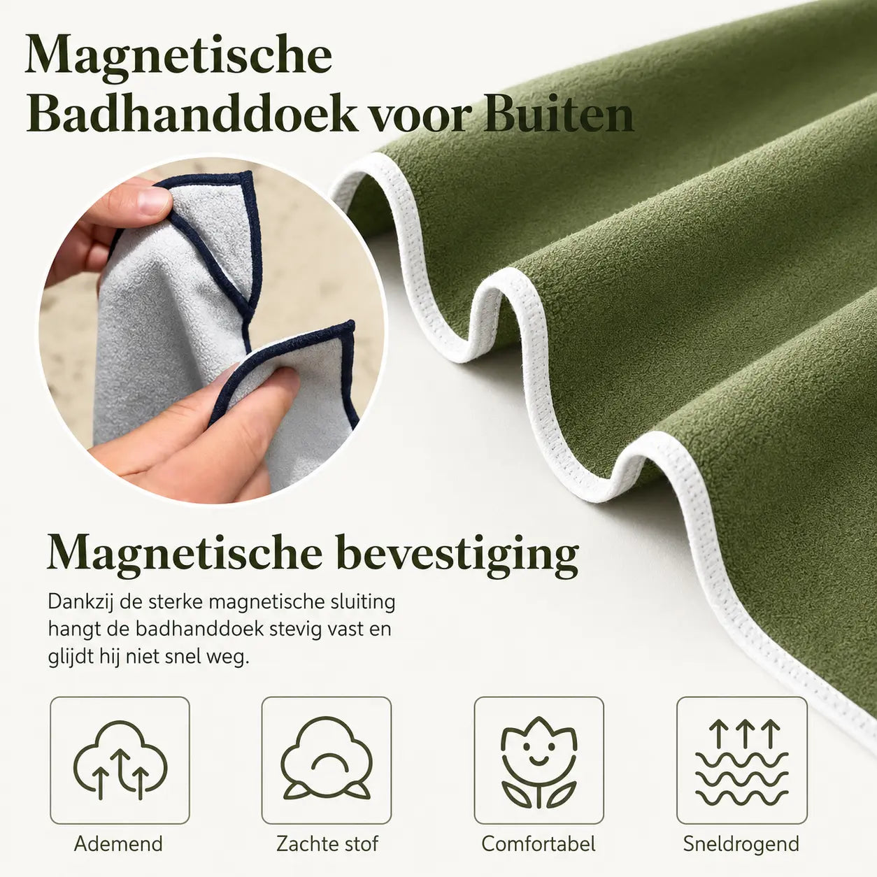 MagnaTowel™ Pro: Magnetisch, Sneldrogend & Ultra-Absorberend!