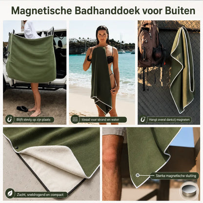 MagnaTowel™ Pro: Magnetisch, Sneldrogend & Ultra-Absorberend!