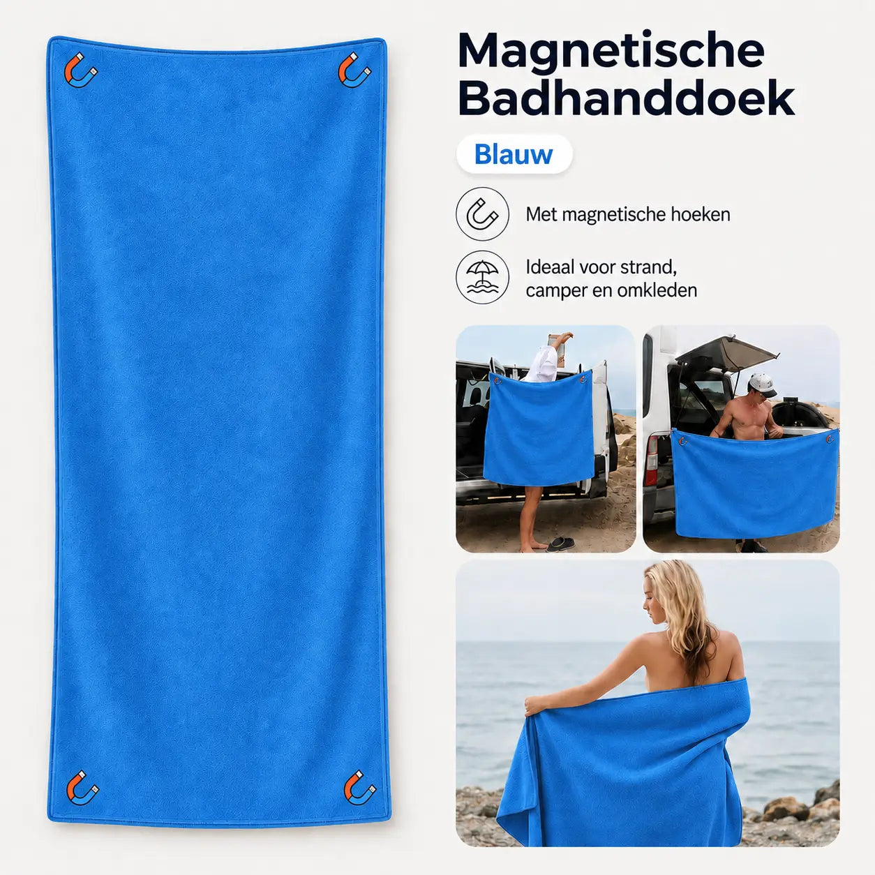 MagnaTowel™ Pro: Magnetisch, Sneldrogend & Ultra-Absorberend!