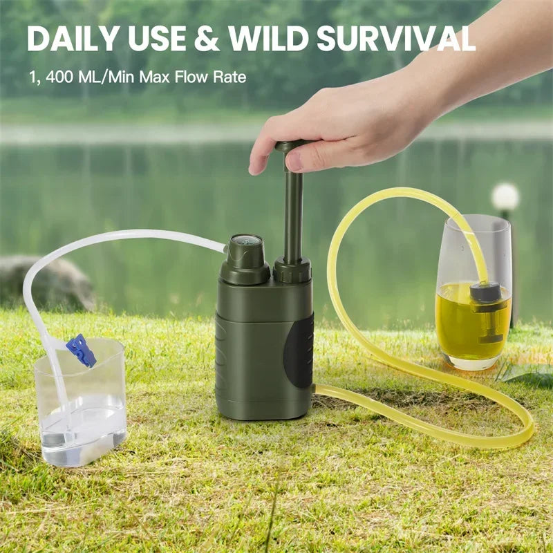 Outdoor Water Purifier Pump - Veilig Drinkwater, Waar Je Ook Bent