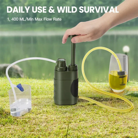 Outdoor Water Purifier Pump - Veilig Drinkwater, Waar Je Ook Bent