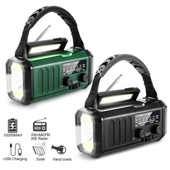Peak Emergency Power noodradio in groen en zwart