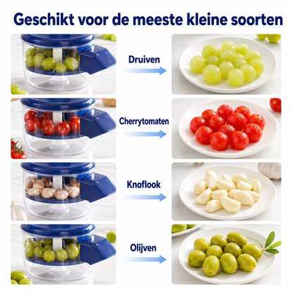 PeelPress – Elektrische Fruitschiller voor Druiven, Tomaten & Klein Fruit