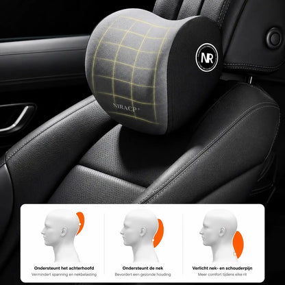 RijdComfort – Ergonomische Nek- & Rugsteunset van Traagschuim