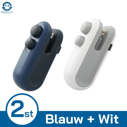 SealSync Mini - 2-in-1 Zaksluiter met USB-C