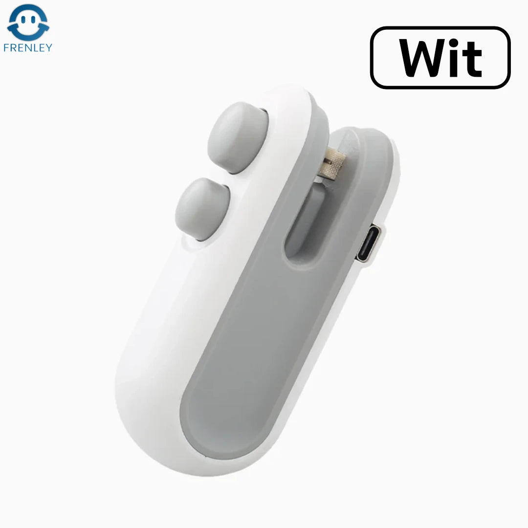 SealSync Mini - 2-in-1 Zaksluiter met USB-C