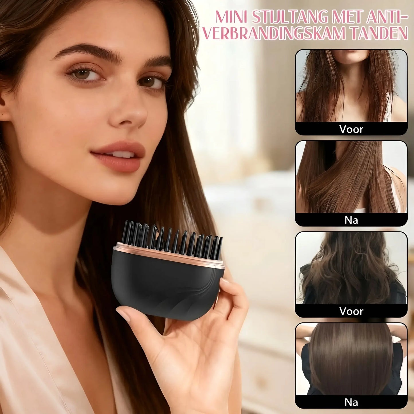 SilkShield™ Pocket 2025 Draadloze Mini Stijlborstel