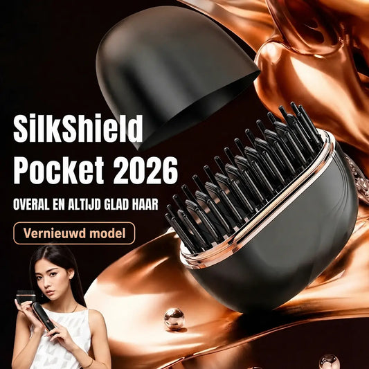 SilkShield™ Pocket 2026 Draadloze Mini Stijlborstel