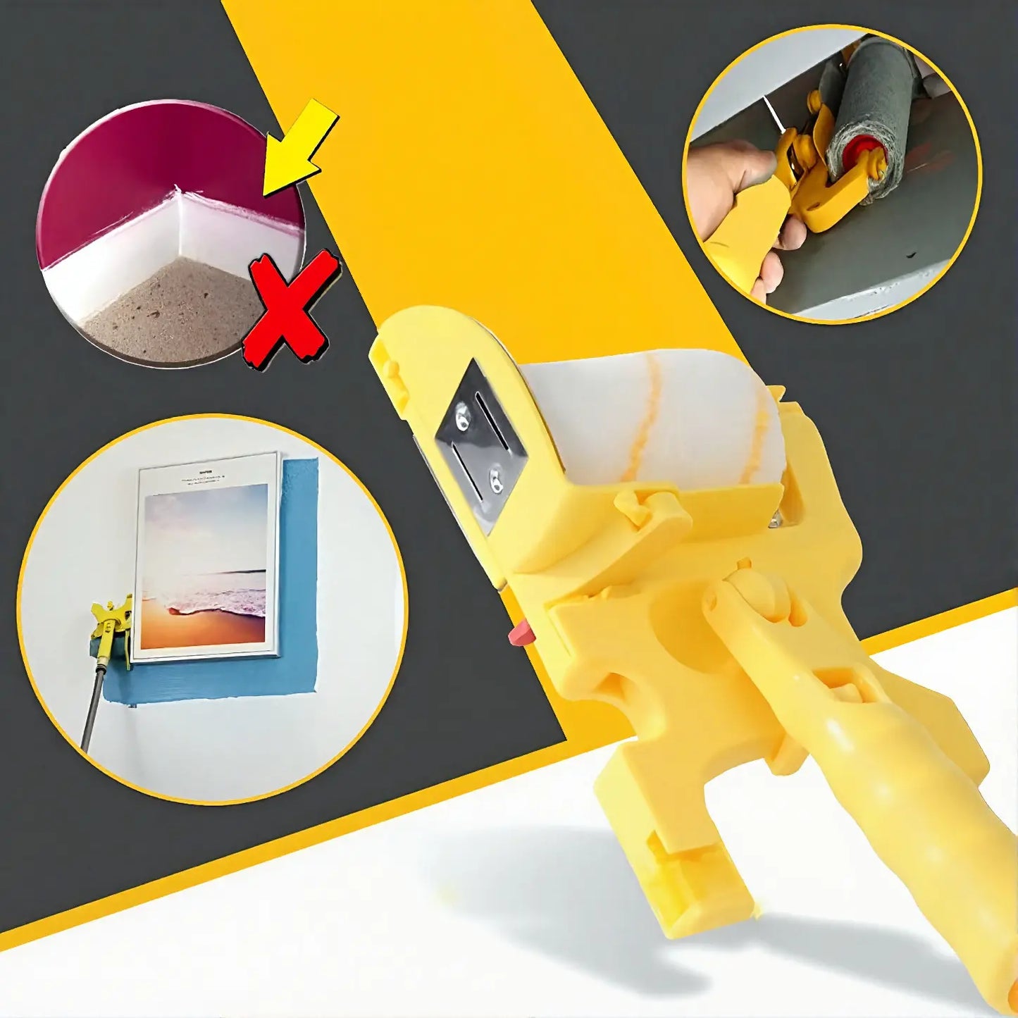 Sirma Line Verfroller met Geleider voor randen