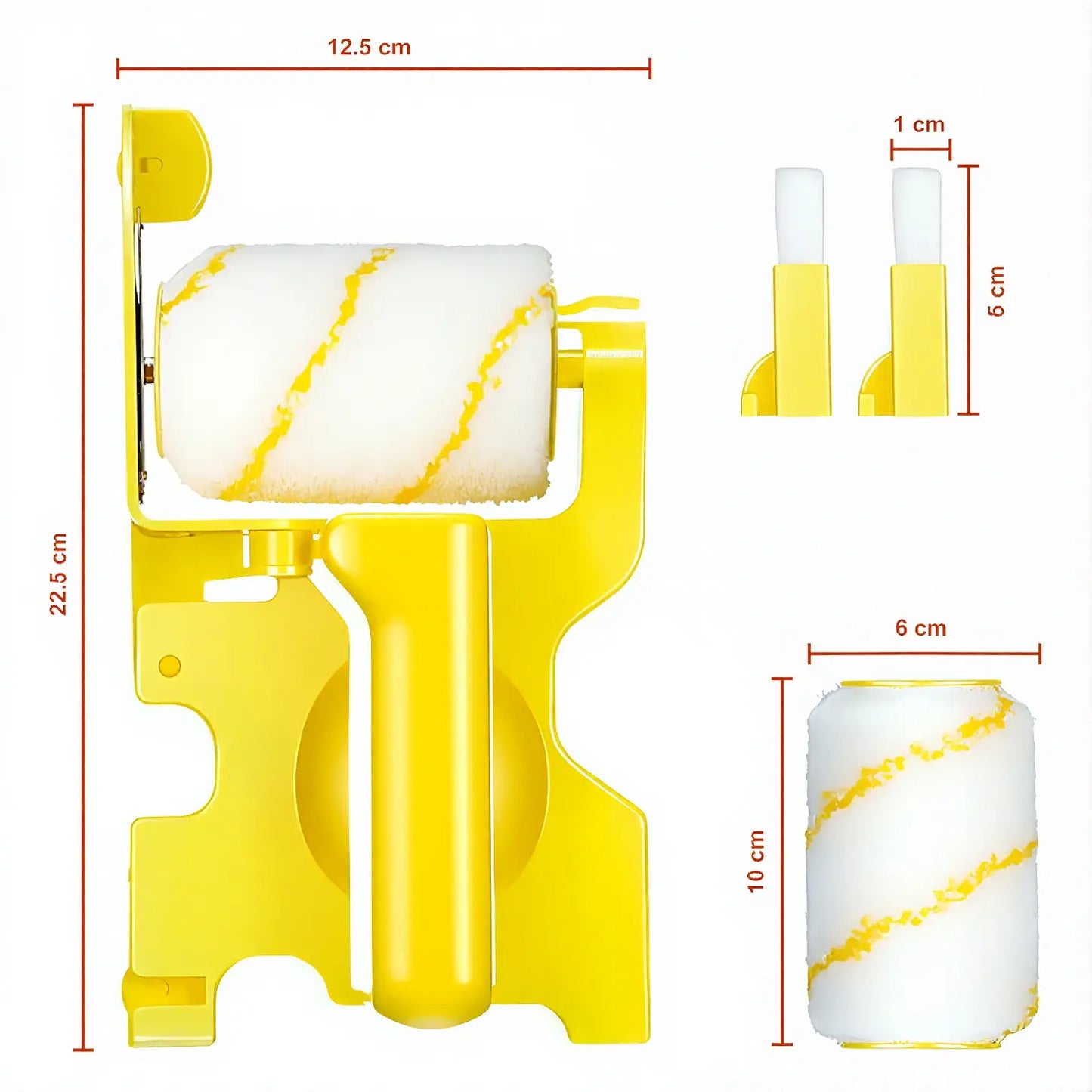Sirma Line Verfroller met Geleider voor randen