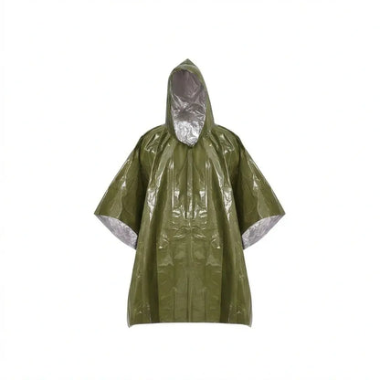 ThermoShield Emergency Poncho – Ultieme Bescherming in Slecht Weer