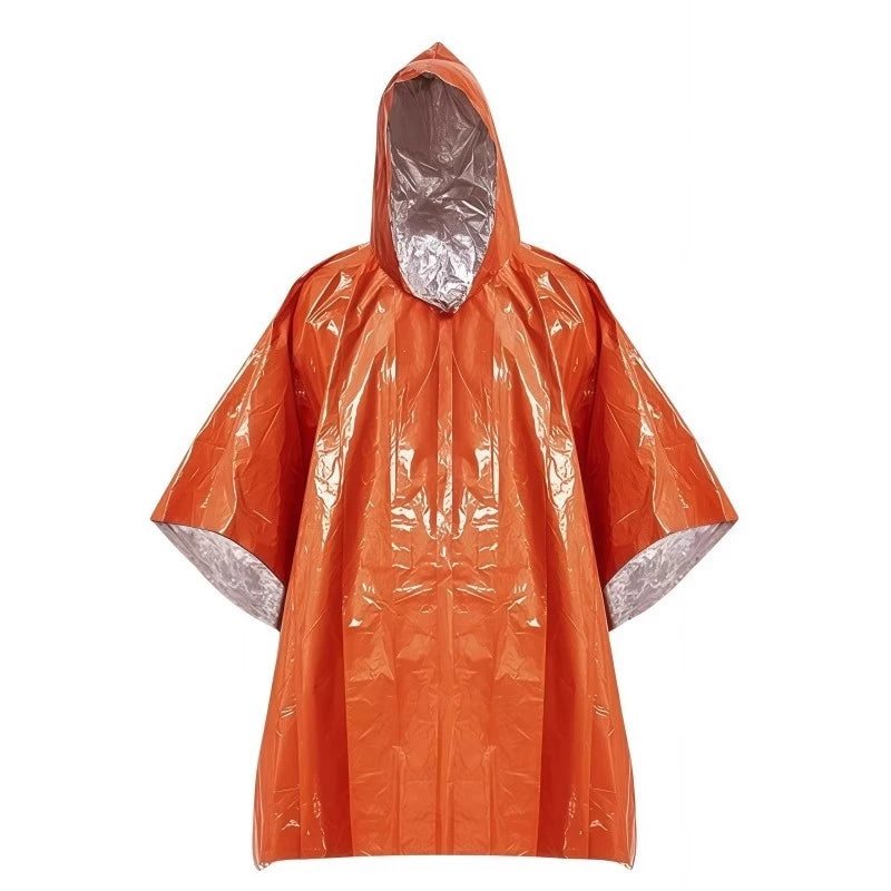 ThermoShield Emergency Poncho – Ultieme Bescherming in Slecht Weer