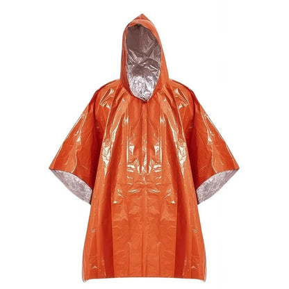 ThermoShield Emergency Poncho – Ultieme Bescherming in Slecht Weer