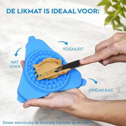 TreatPad Pro™ – Siliconen snackmat met zuignappen voor honden en katten