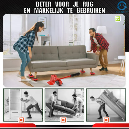 Professionele 5-delige Meubelverhuistoolset – Verplaats Zware Objecten moeiteloos