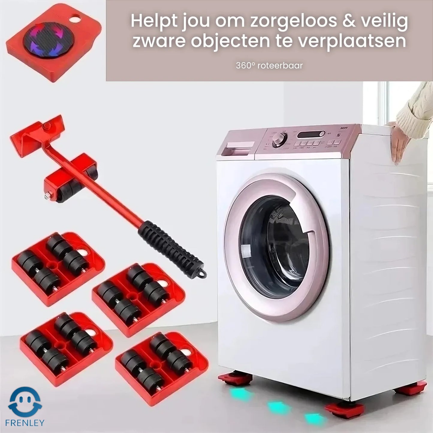 Professionele 5-delige Meubelverhuistoolset – Verplaats Zware Objecten moeiteloos