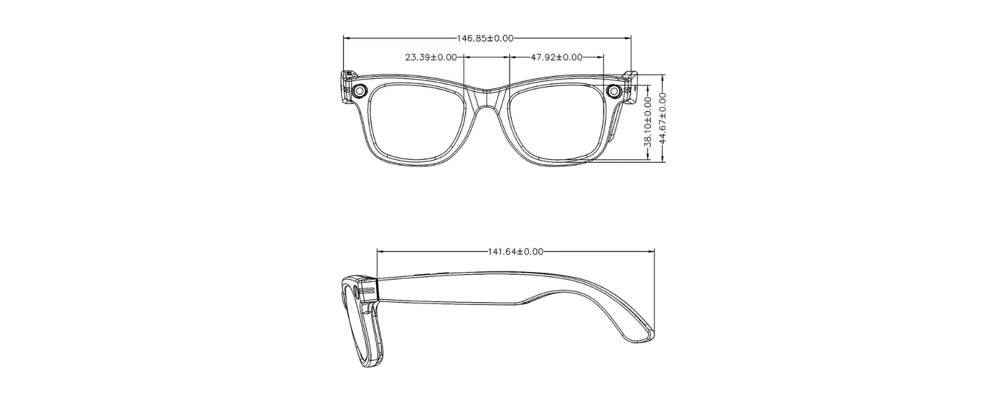 VisionX Smart Glasses – Slimme Bril met Camera en AI