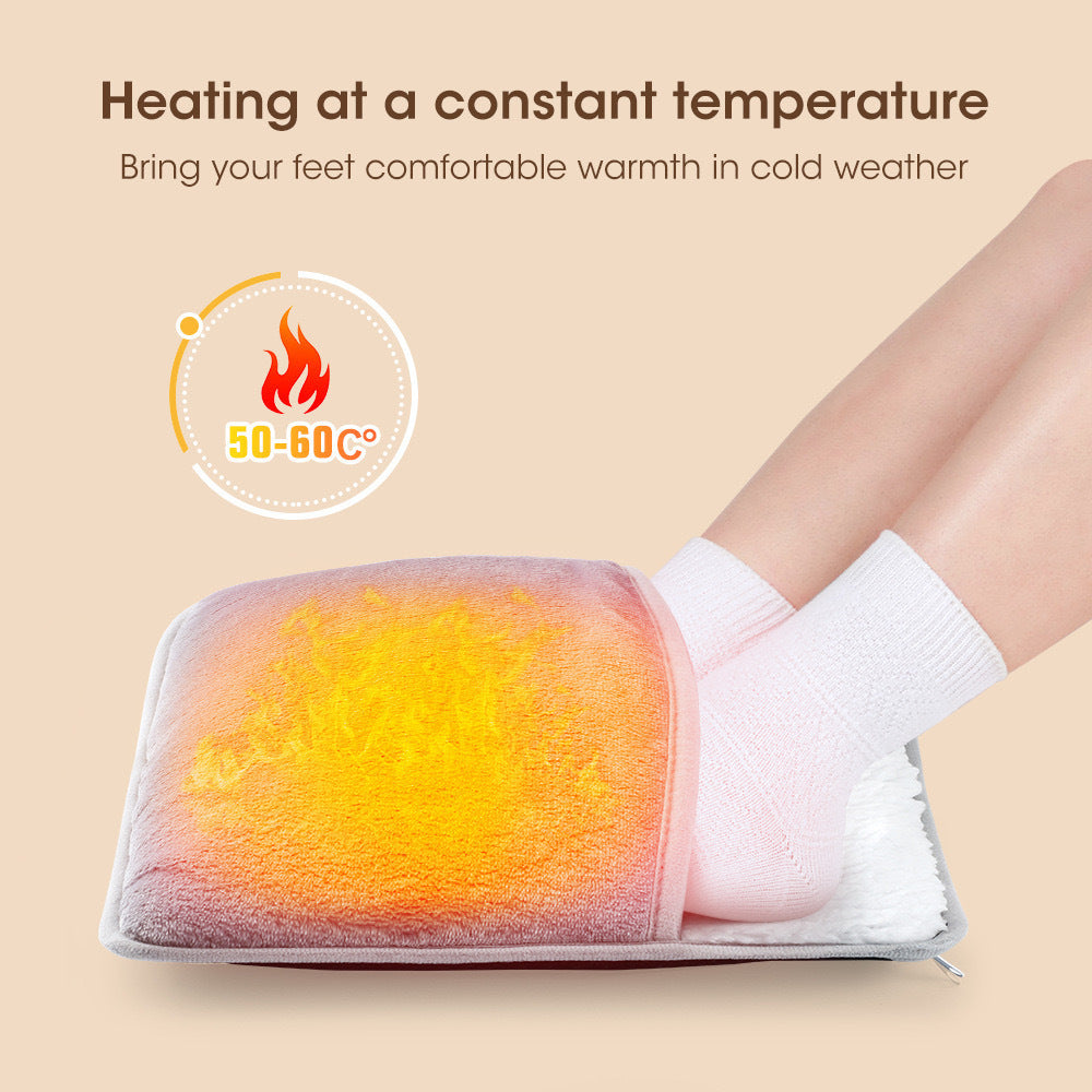 WarmFeet™: Oplaadbare & Wasbare Voetverwarmer Mat