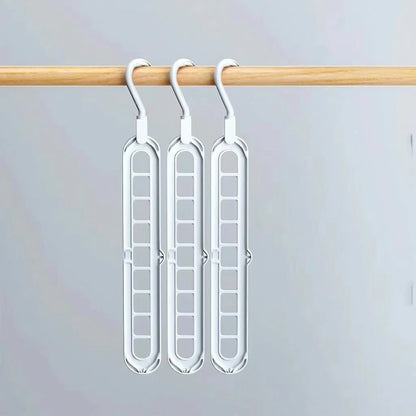 KastGrip 9-gaats Opvouwbare Kleerhanger