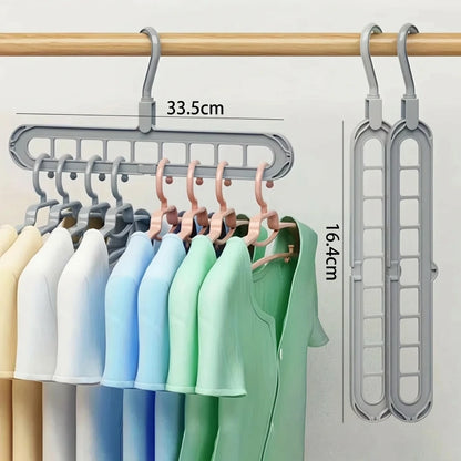 KastGrip 9-gaats Opvouwbare Kleerhanger